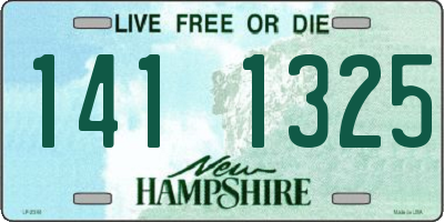 NH license plate 1411325