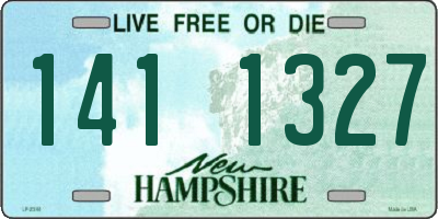NH license plate 1411327