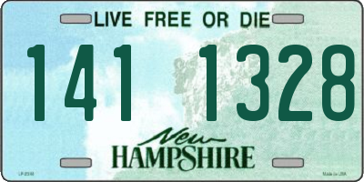 NH license plate 1411328