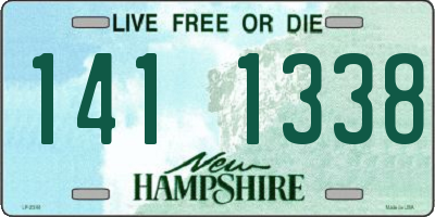 NH license plate 1411338