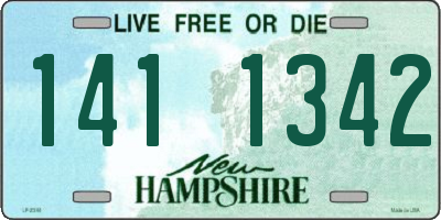 NH license plate 1411342