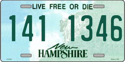 NH license plate 1411346