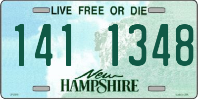NH license plate 1411348