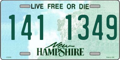 NH license plate 1411349