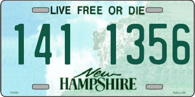 NH license plate 1411356
