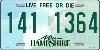 NH license plate 1411364