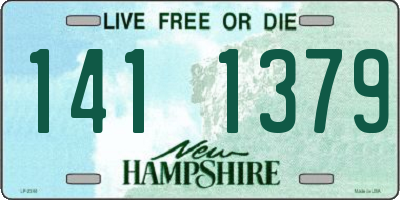NH license plate 1411379