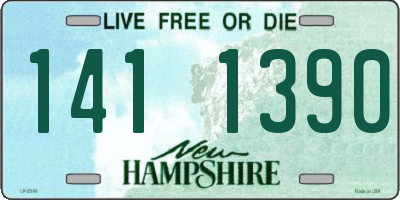 NH license plate 1411390