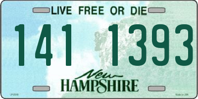NH license plate 1411393