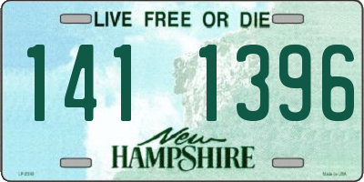 NH license plate 1411396