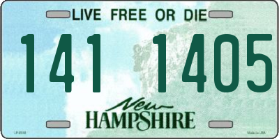 NH license plate 1411405