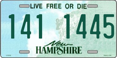 NH license plate 1411445