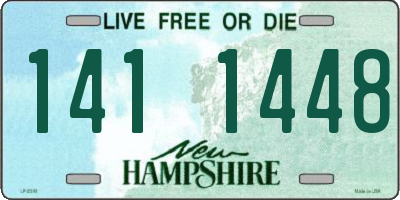 NH license plate 1411448