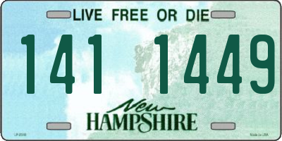 NH license plate 1411449