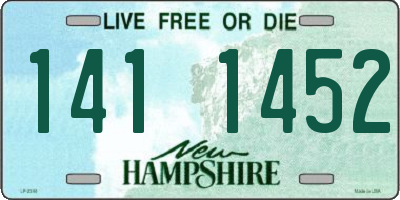 NH license plate 1411452