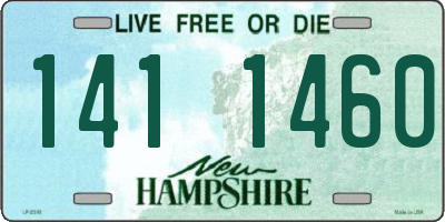 NH license plate 1411460