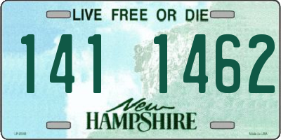 NH license plate 1411462