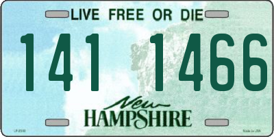 NH license plate 1411466