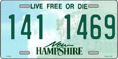 NH license plate 1411469