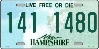 NH license plate 1411480