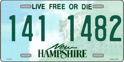 NH license plate 1411482