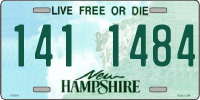 NH license plate 1411484