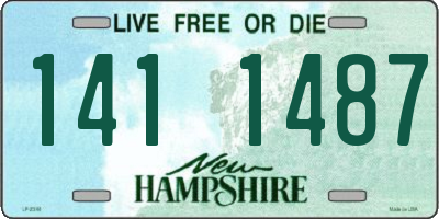 NH license plate 1411487