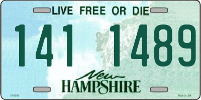 NH license plate 1411489