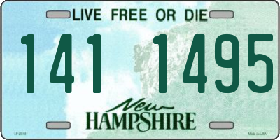 NH license plate 1411495