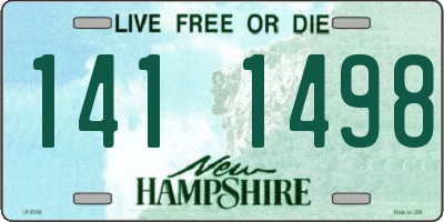 NH license plate 1411498