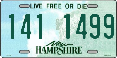 NH license plate 1411499