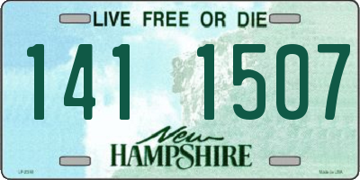 NH license plate 1411507