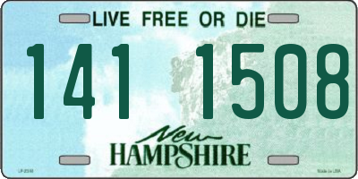 NH license plate 1411508
