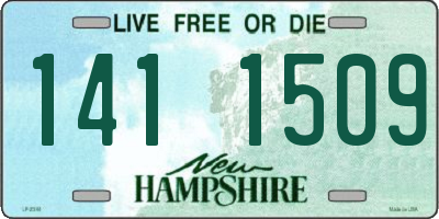 NH license plate 1411509