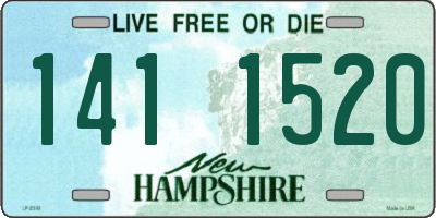 NH license plate 1411520