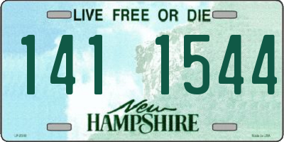 NH license plate 1411544