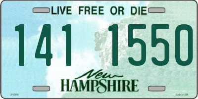NH license plate 1411550