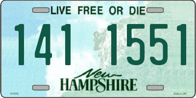 NH license plate 1411551