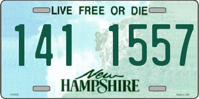 NH license plate 1411557