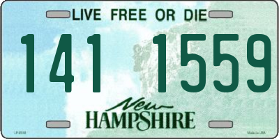 NH license plate 1411559