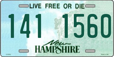 NH license plate 1411560