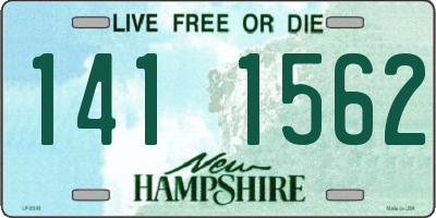NH license plate 1411562