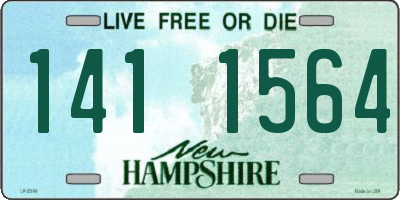 NH license plate 1411564