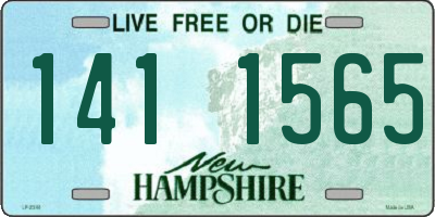 NH license plate 1411565