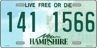 NH license plate 1411566