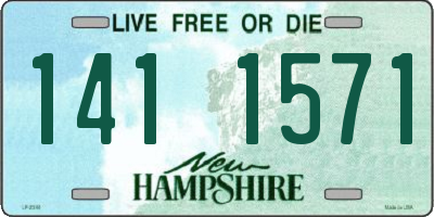 NH license plate 1411571