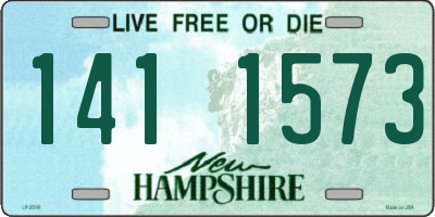 NH license plate 1411573
