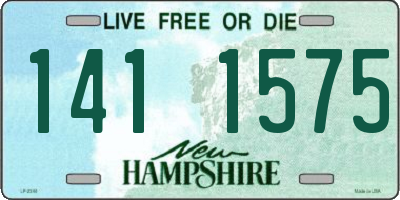 NH license plate 1411575