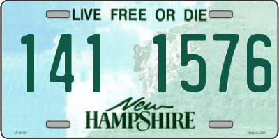 NH license plate 1411576