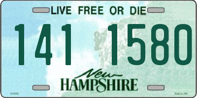 NH license plate 1411580